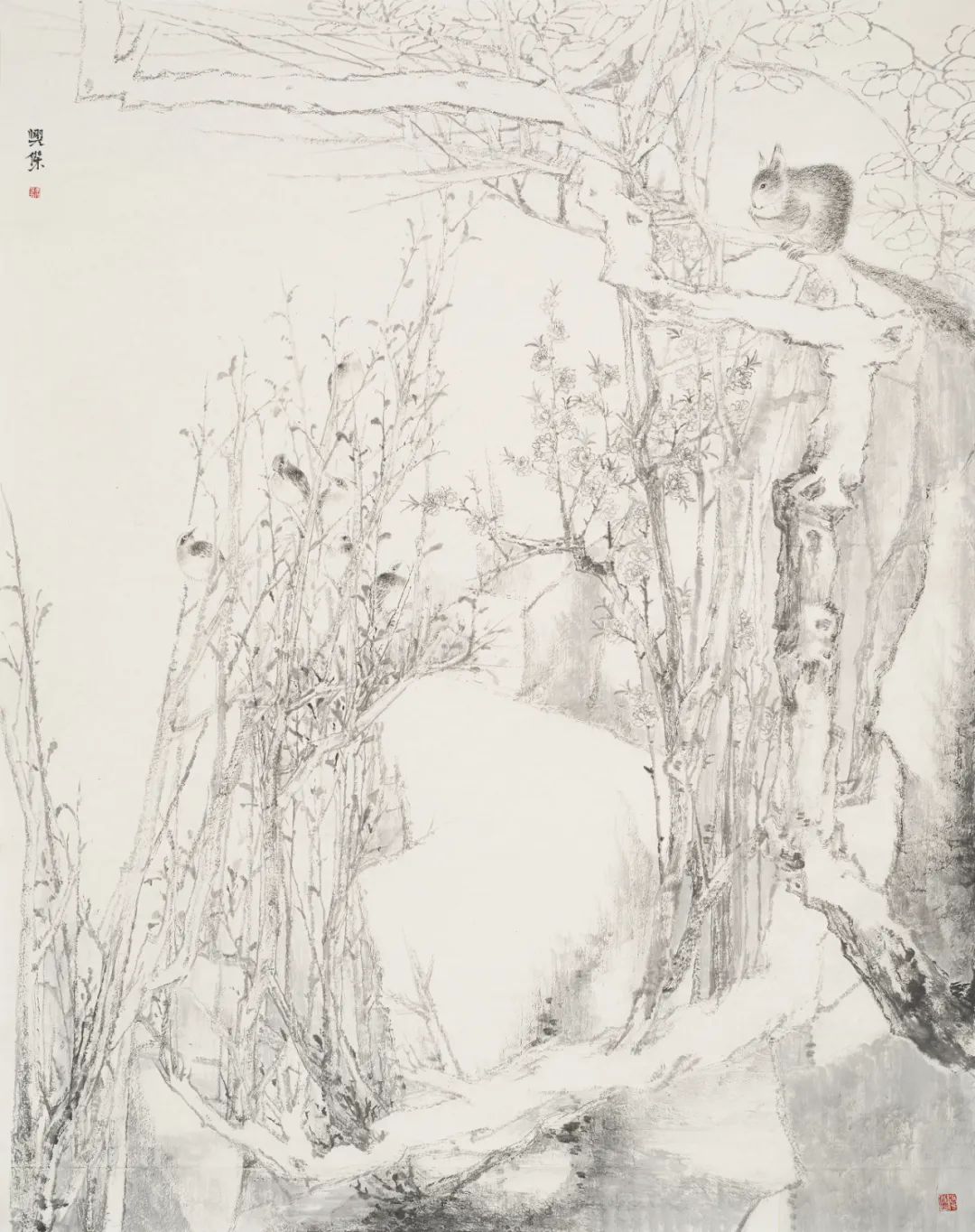 静山可栖，著名画家​李兴杰应邀参展“书画山东——第八届（2023）中国画作品展”