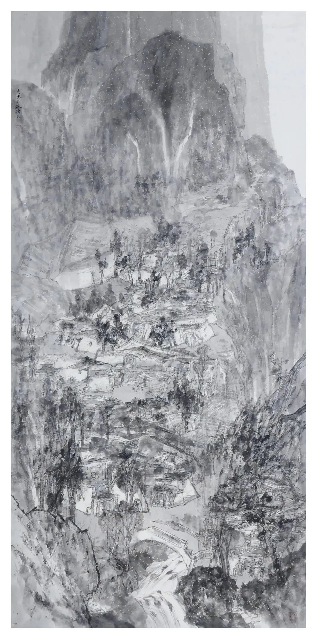 心与白云闲 ，著名画家张伟应邀参展“书画山东——第八届（2023）中国画作品展”