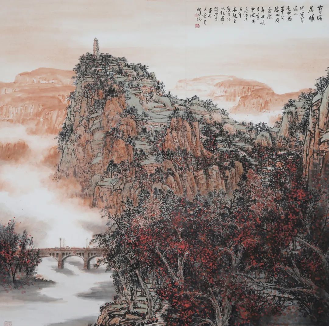 山水有无中，著名画家路洪明应邀参展“书画山东——第八届（2023）中国画作品展”