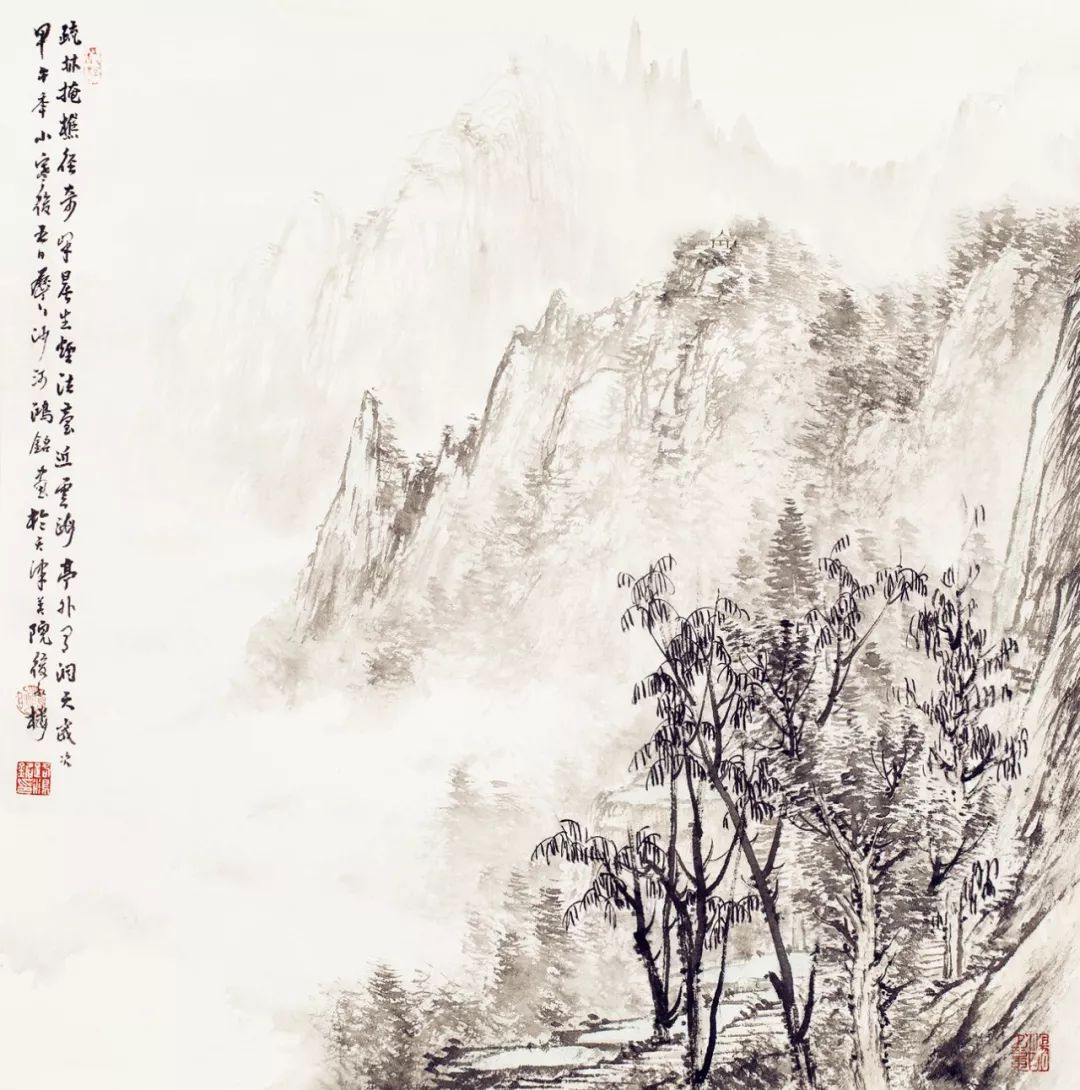 山水有无中，著名画家路洪明应邀参展“书画山东——第八届（2023）中国画作品展”