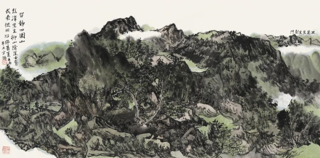 山自苍浑水自清，著名画家方辉应邀参展“书画山东——第八届（2023）中国画作品展”