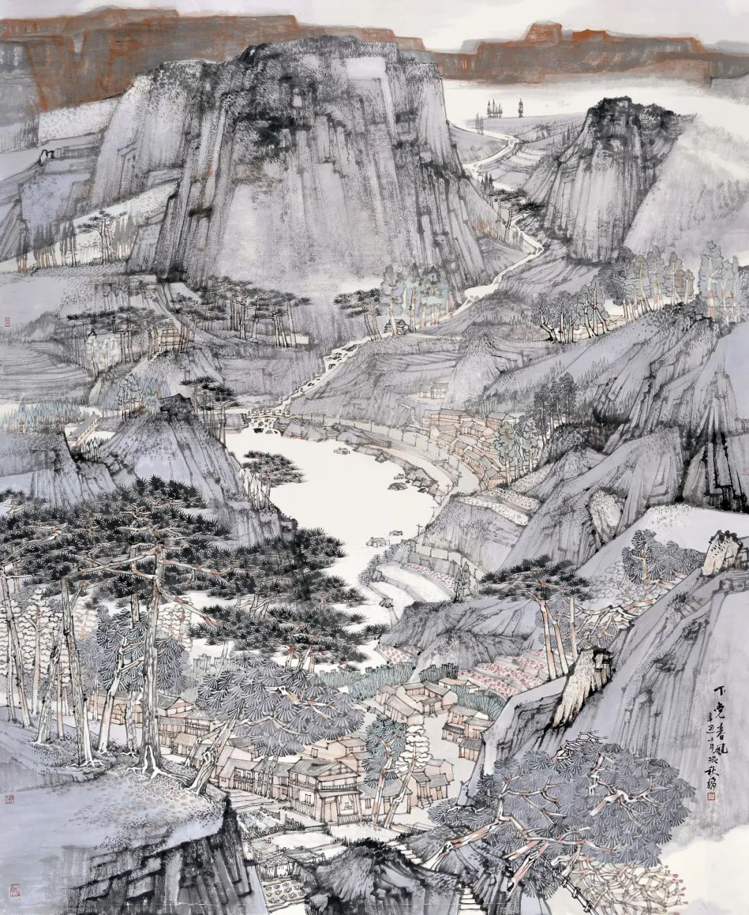 纸上云烟寄乡愁，“只此家山——张秋桔山水画作品展”将于10月19日在福建漳州市美术馆举办