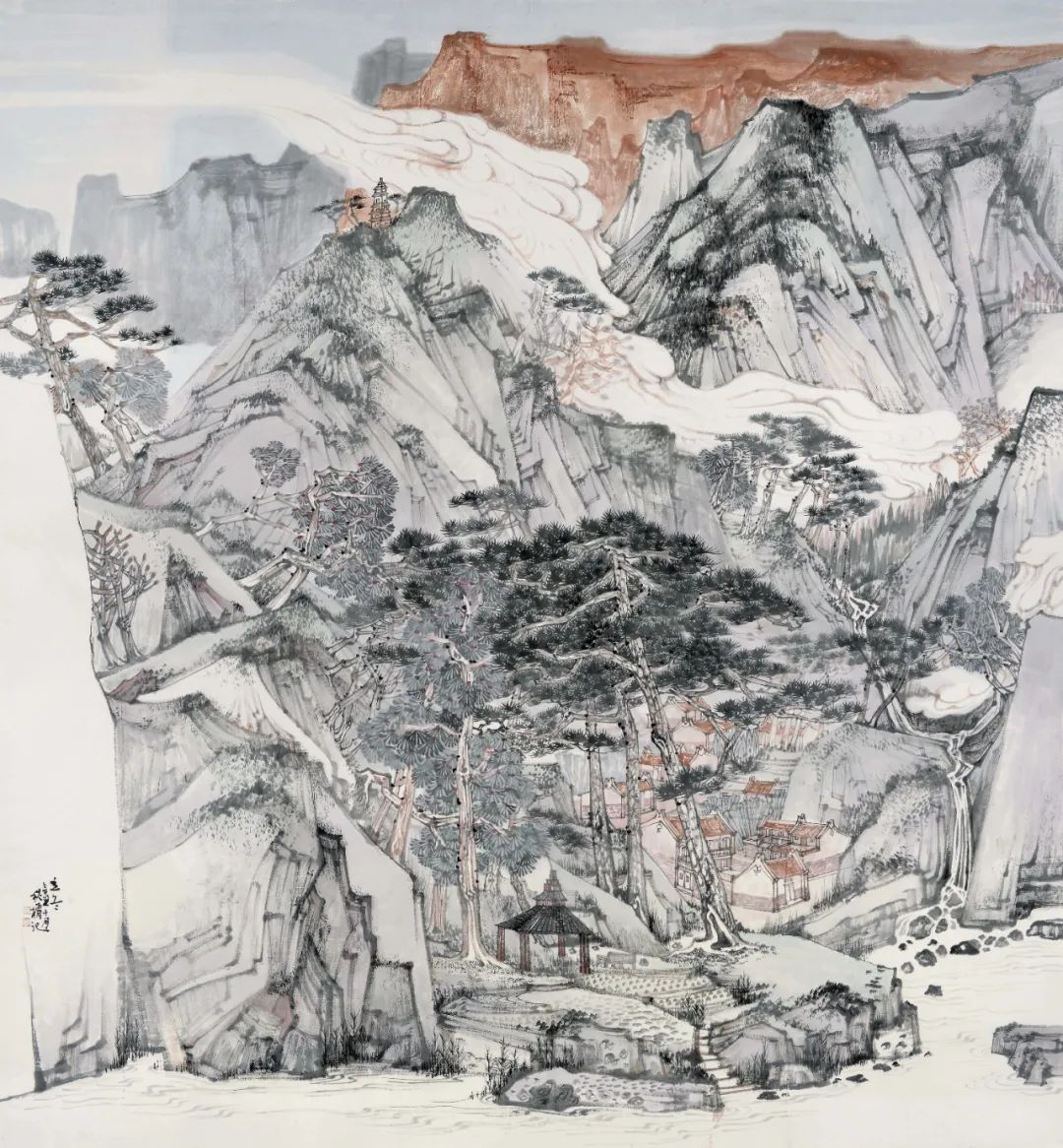 纸上云烟寄乡愁，“只此家山——张秋桔山水画作品展”将于10月19日在福建漳州市美术馆举办