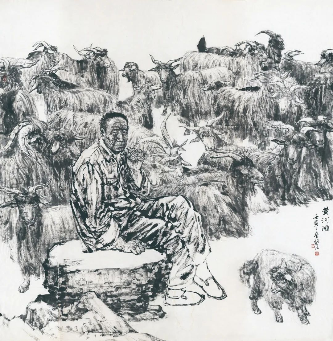 笔墨间留风情，著名画家王磐德应邀参展“书画山东——第八届（2023）中国画作品展”