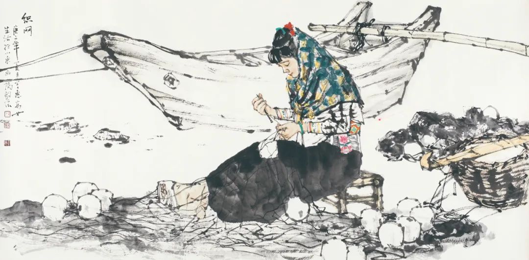 笔墨间留风情，著名画家王磐德应邀参展“书画山东——第八届（2023）中国画作品展”