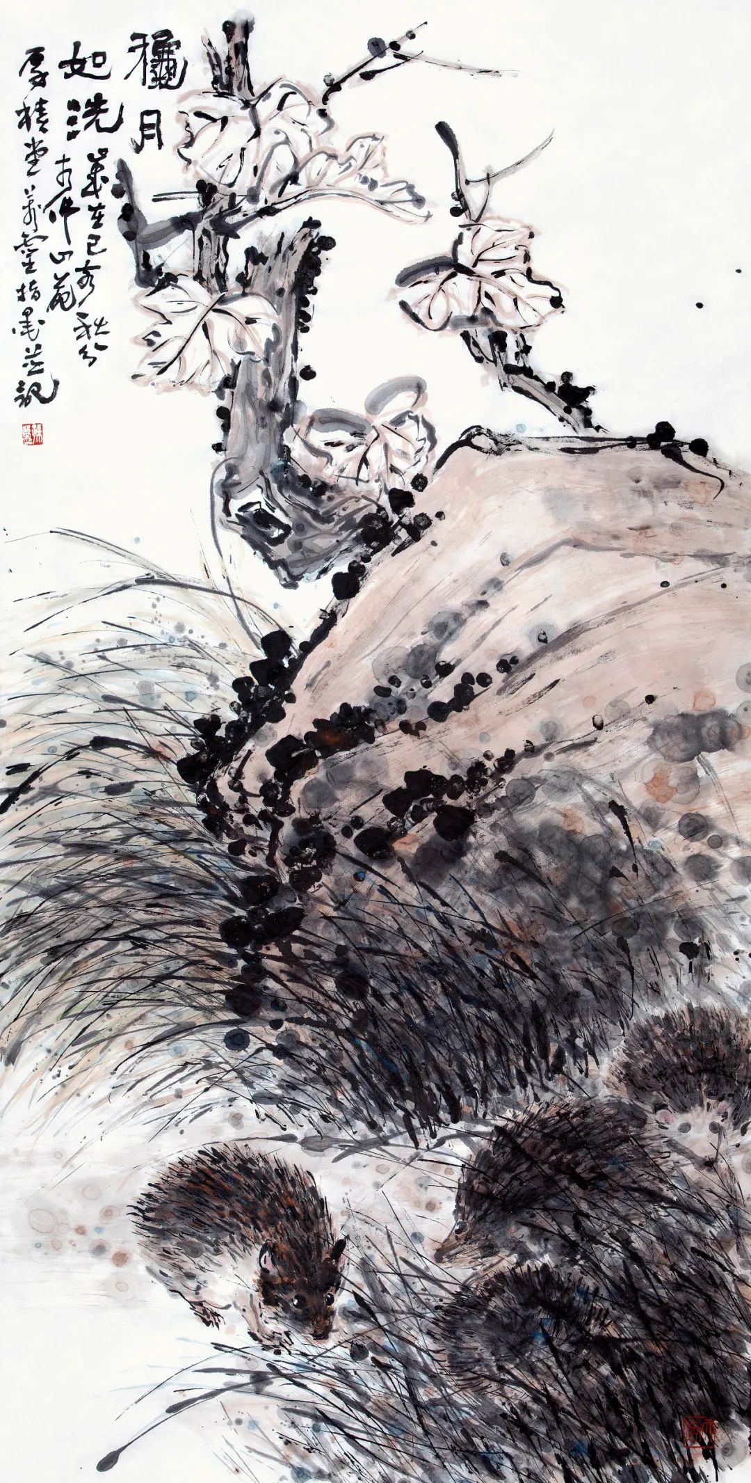 晨光满园，著名画家孙万灵应邀参展“书画山东——第八届（2023）中国画作品展”