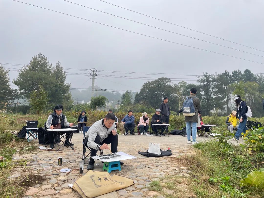 导师邹明带队皖南行——一幅幅新水墨写生画卷在古老的安徽查济古村徐徐展开