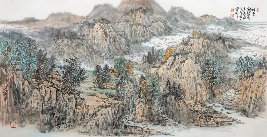 云自无心水自闲，著名画家樊峰应邀参展“书画山东——第八届（2023）中国画作品展”