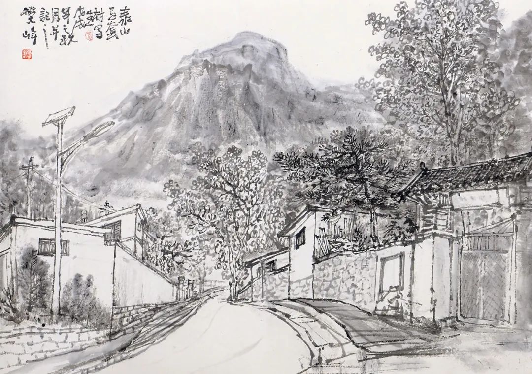 云自无心水自闲，著名画家樊峰应邀参展“书画山东——第八届（2023）中国画作品展”