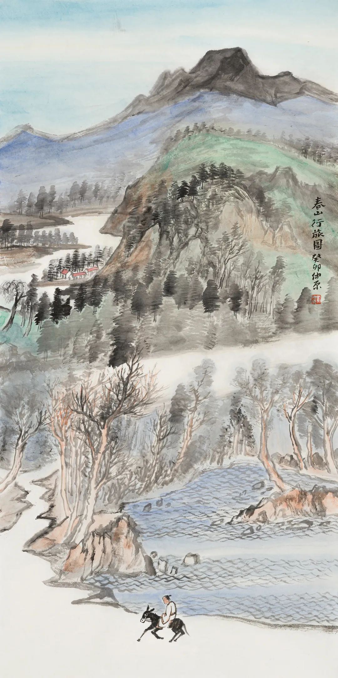 飒然云气满岩秋，著名画家刘仲原应邀参展“书画山东——第八届（2023）中国画作品展”