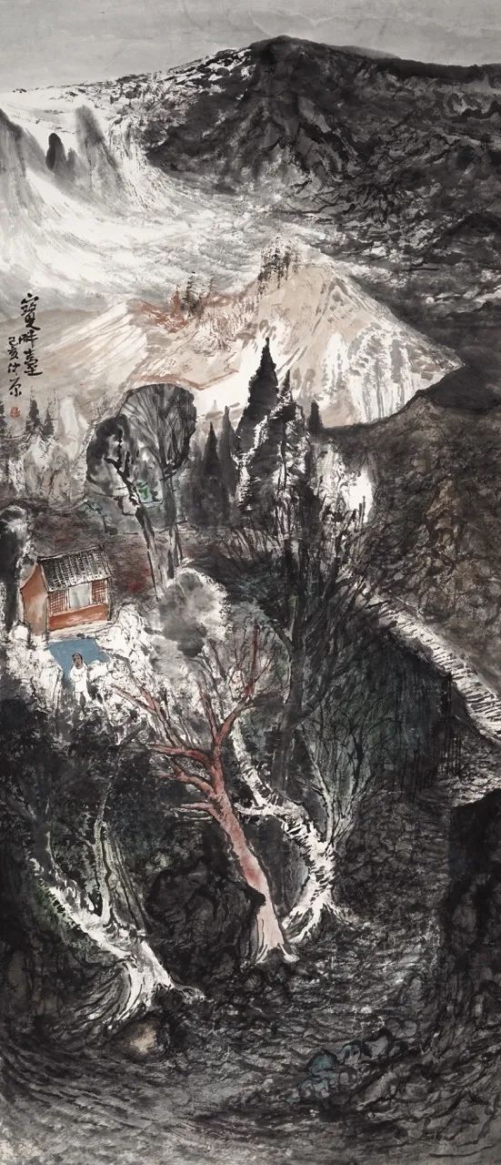 飒然云气满岩秋，著名画家刘仲原应邀参展“书画山东——第八届（2023）中国画作品展”