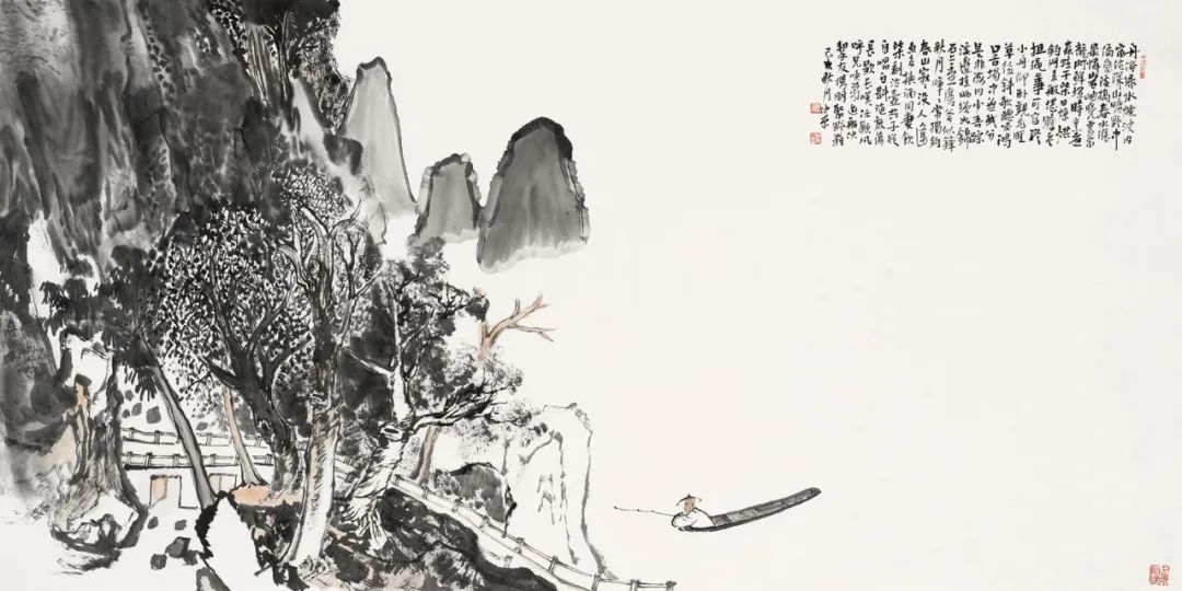 飒然云气满岩秋，著名画家刘仲原应邀参展“书画山东——第八届（2023）中国画作品展”