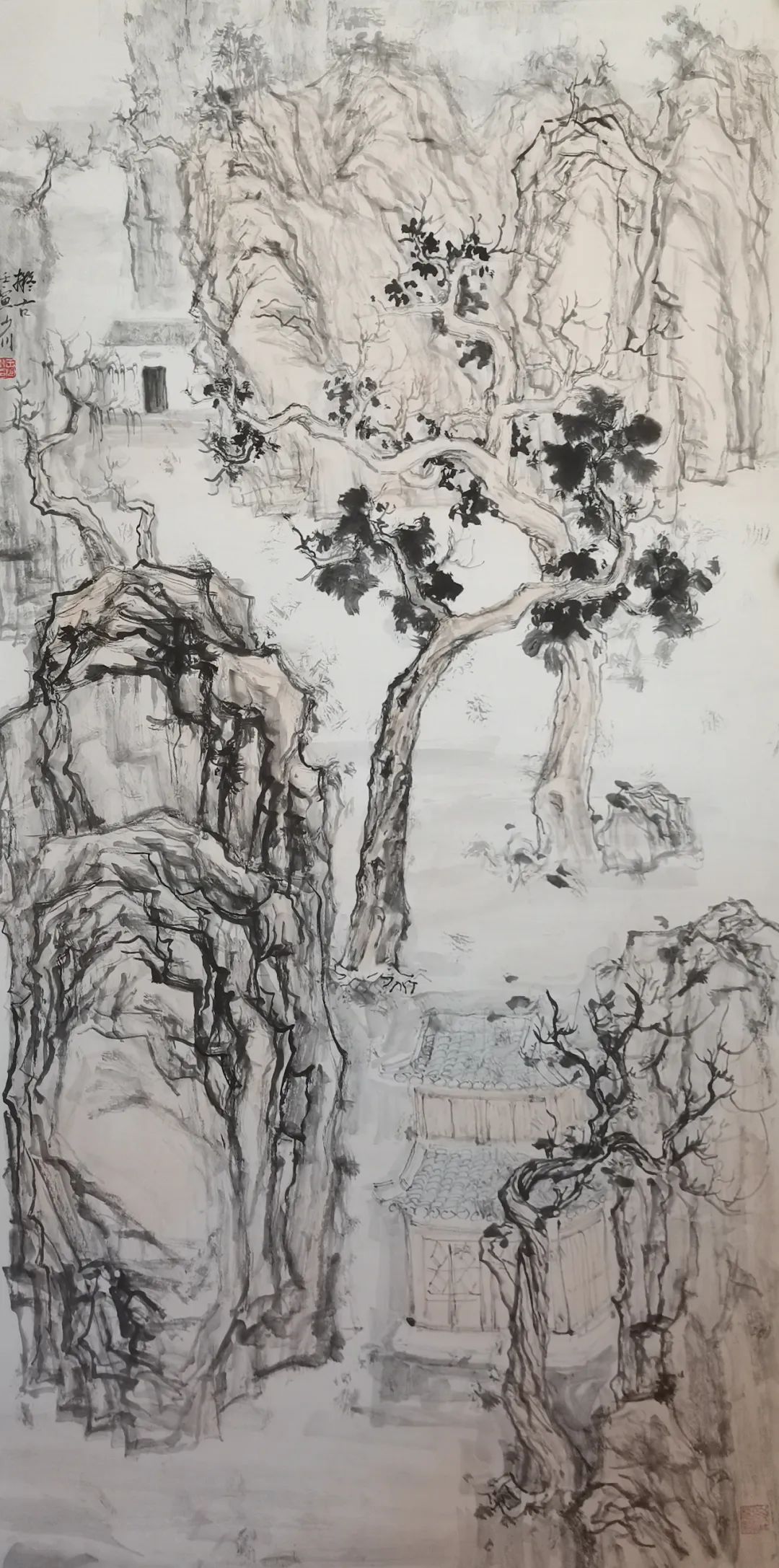 秋水日潺湲，青年画家王少川应邀参展“书画山东——第八届（2023）中国画作品展”