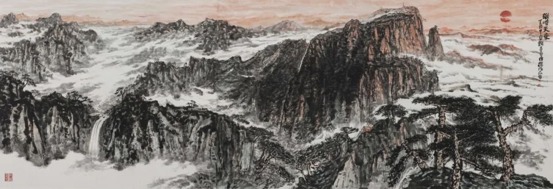 海晏河清，著名画家魏百勇应邀参展“书画山东——第八届（2023）中国画作品展”