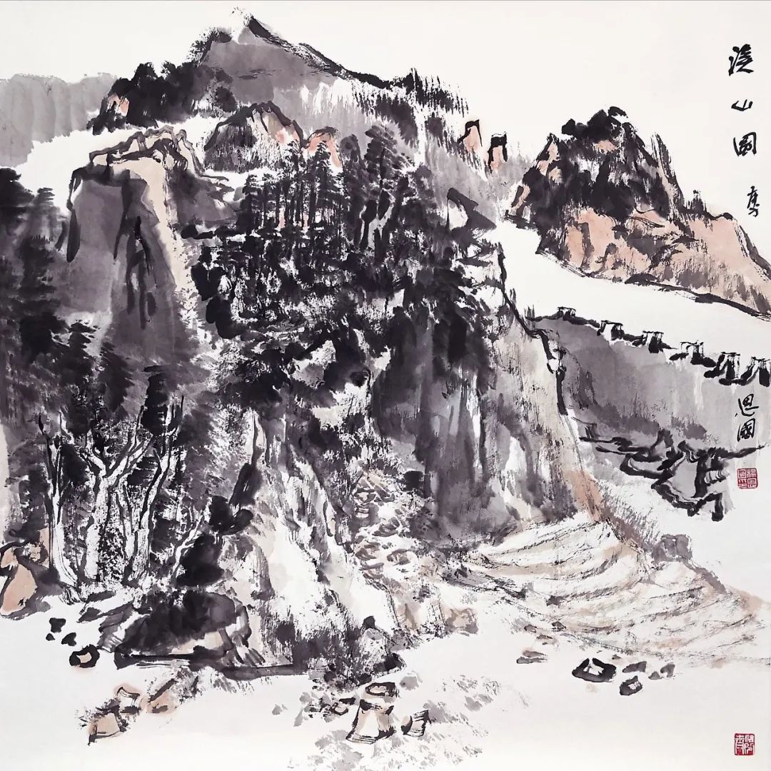 山河有知音，著名画家杨恩国应邀参展“书画山东——第八届（2023）中国画作品展”