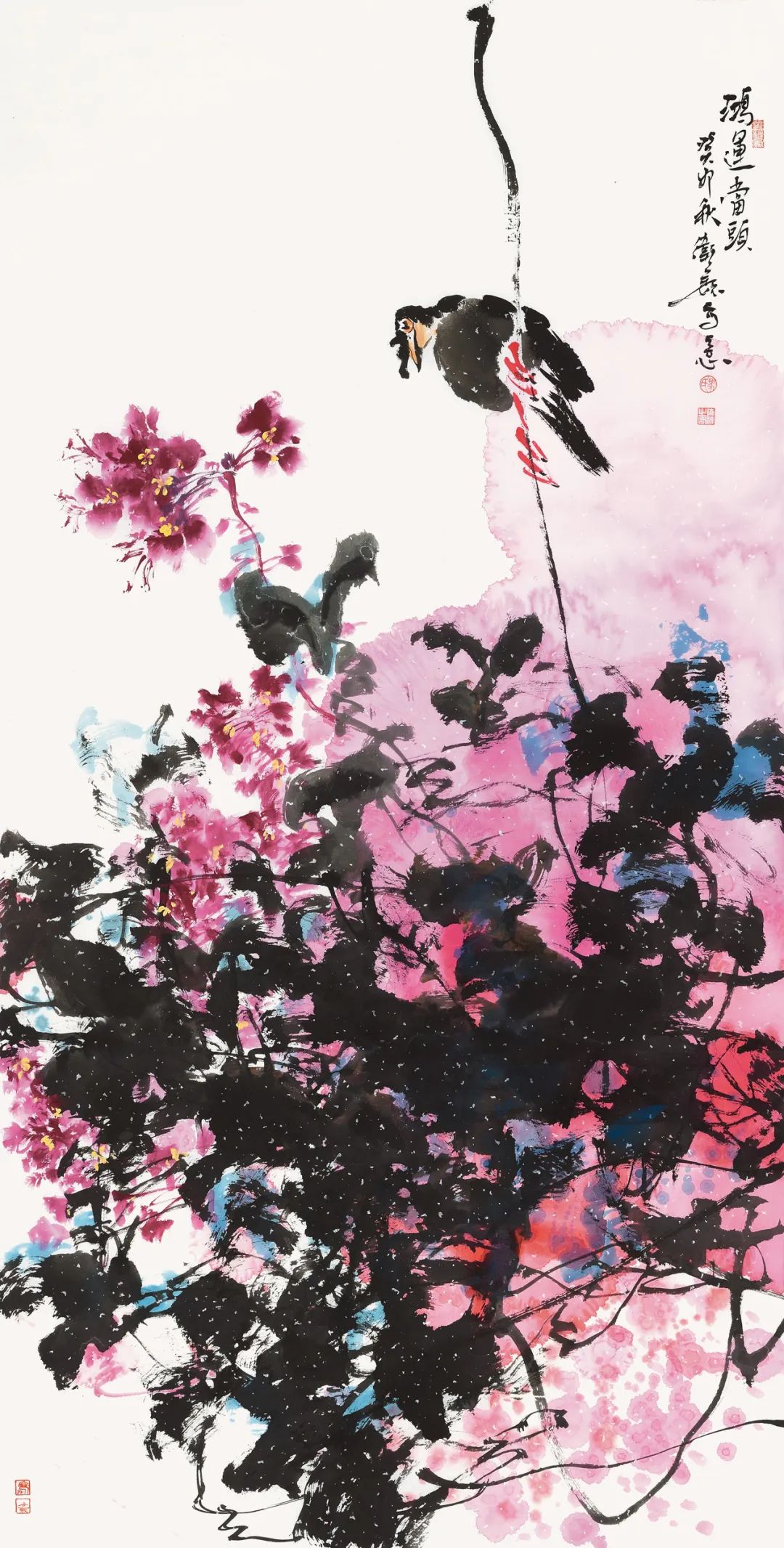 花香鸟自来，著名画家马卫巍应邀参展“临风·望云——当代书画名家邀请展”