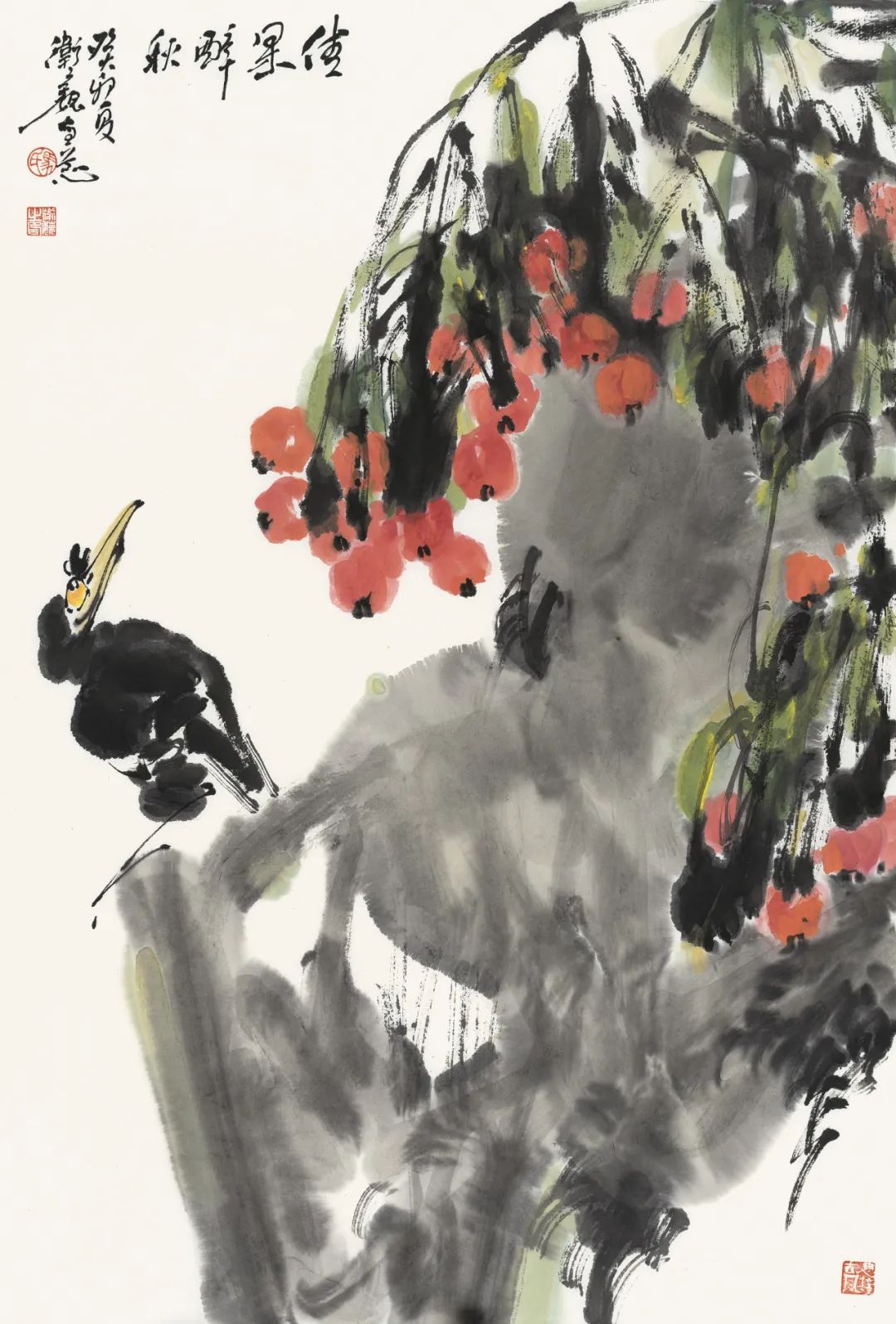 花香鸟自来，著名画家马卫巍应邀参展“临风·望云——当代书画名家邀请展”