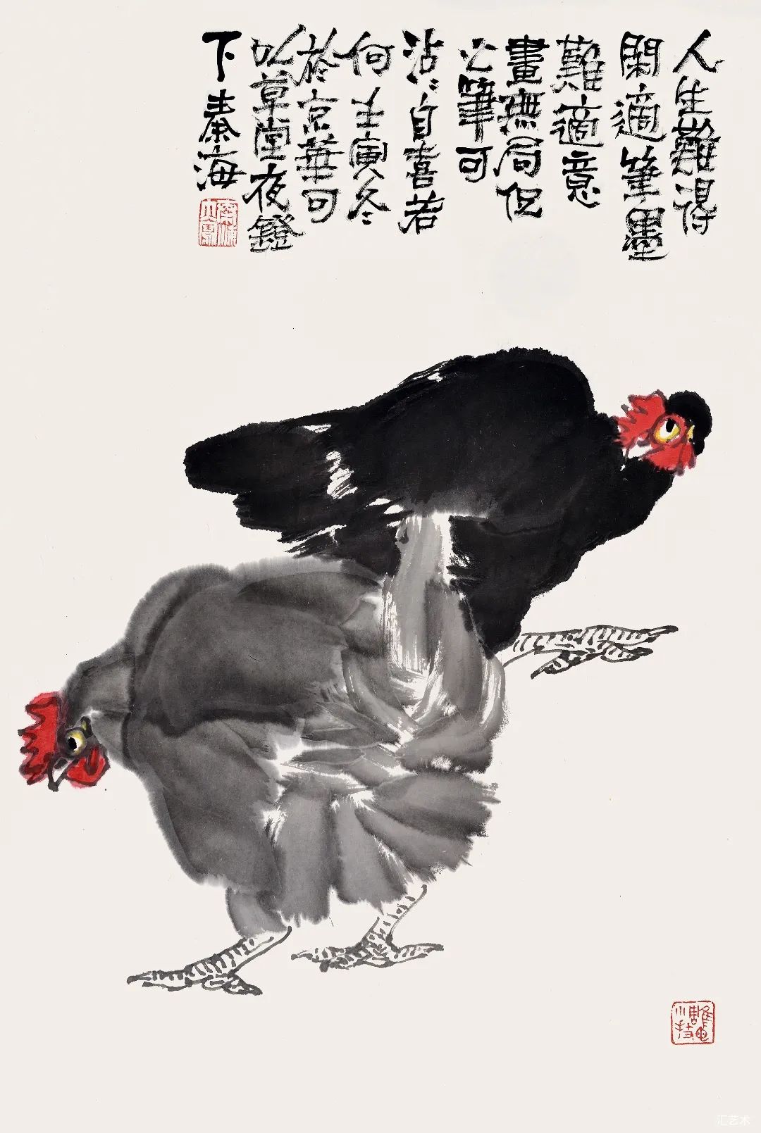 秦海画鸡 | 清醒的“独诣自创”意识，迈向“从心所欲”之境