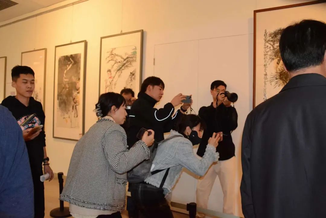 “书画山东——第八届（2023）中国画作品展”在济南市美术馆开幕