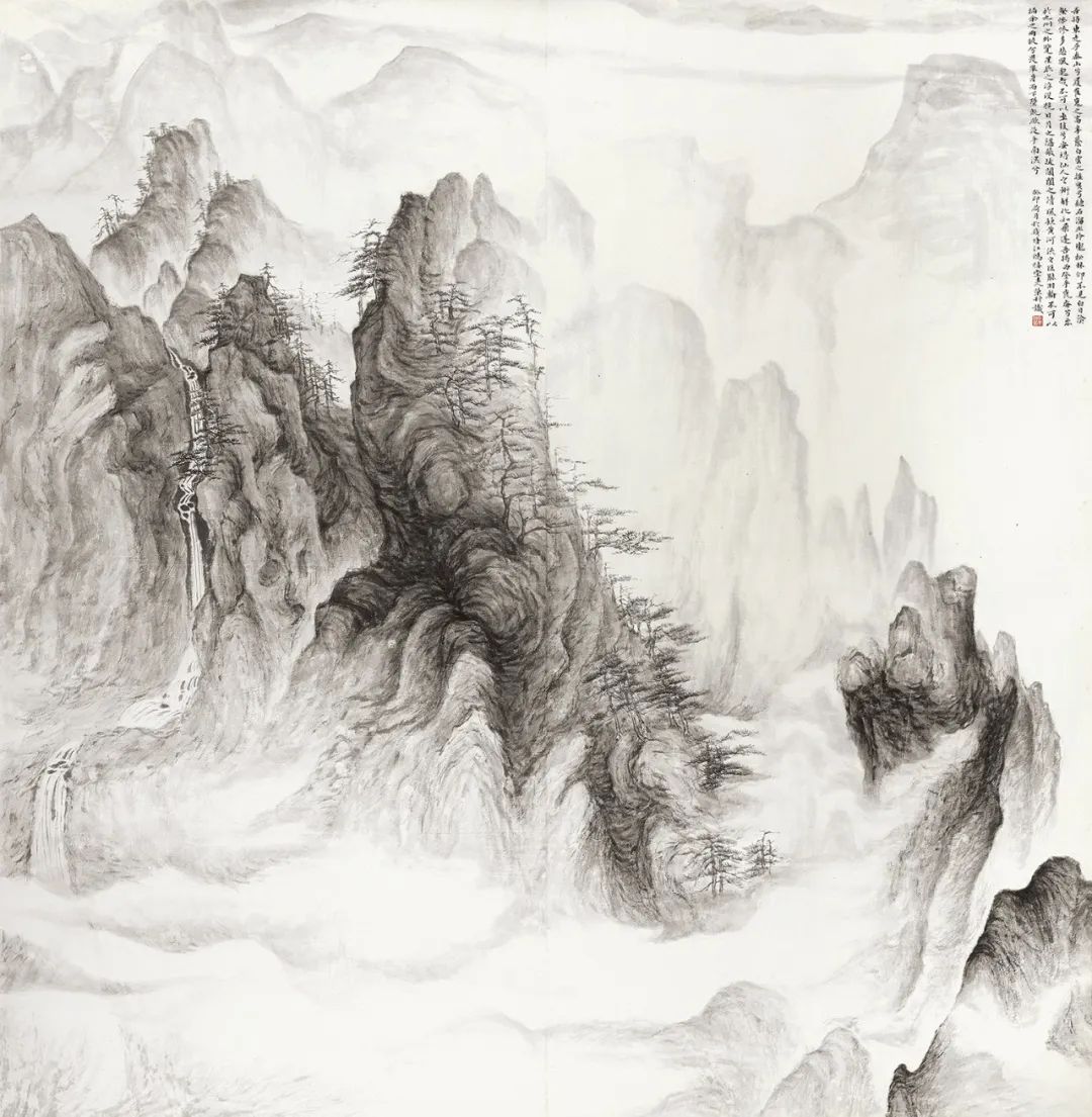 “第四届江苏省山水画展览”展出中，集中展示江苏画家的117件山水画精品力作