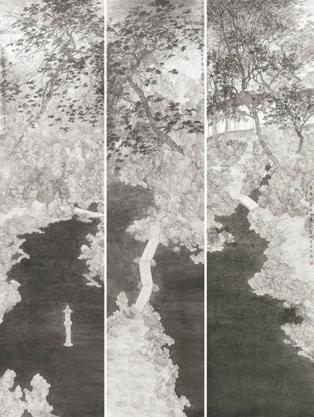 “第四届江苏省山水画展览”展出中，集中展示江苏画家的117件山水画精品力作