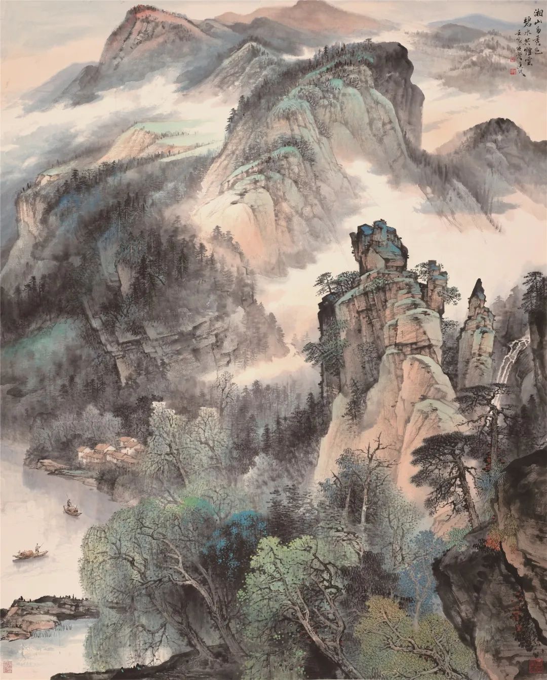 有山皆图画，无水不文章——“大美潇湘”大型系列山水画展明日亮相中国美术馆