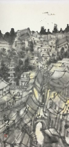 寻觅家园——观柯和根的山水画