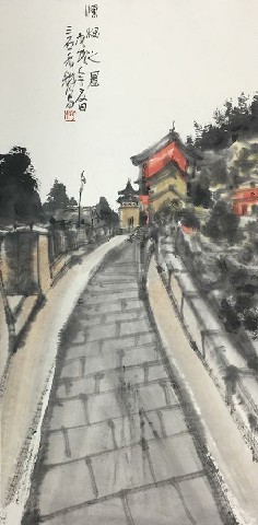 寻觅家园——观柯和根的山水画