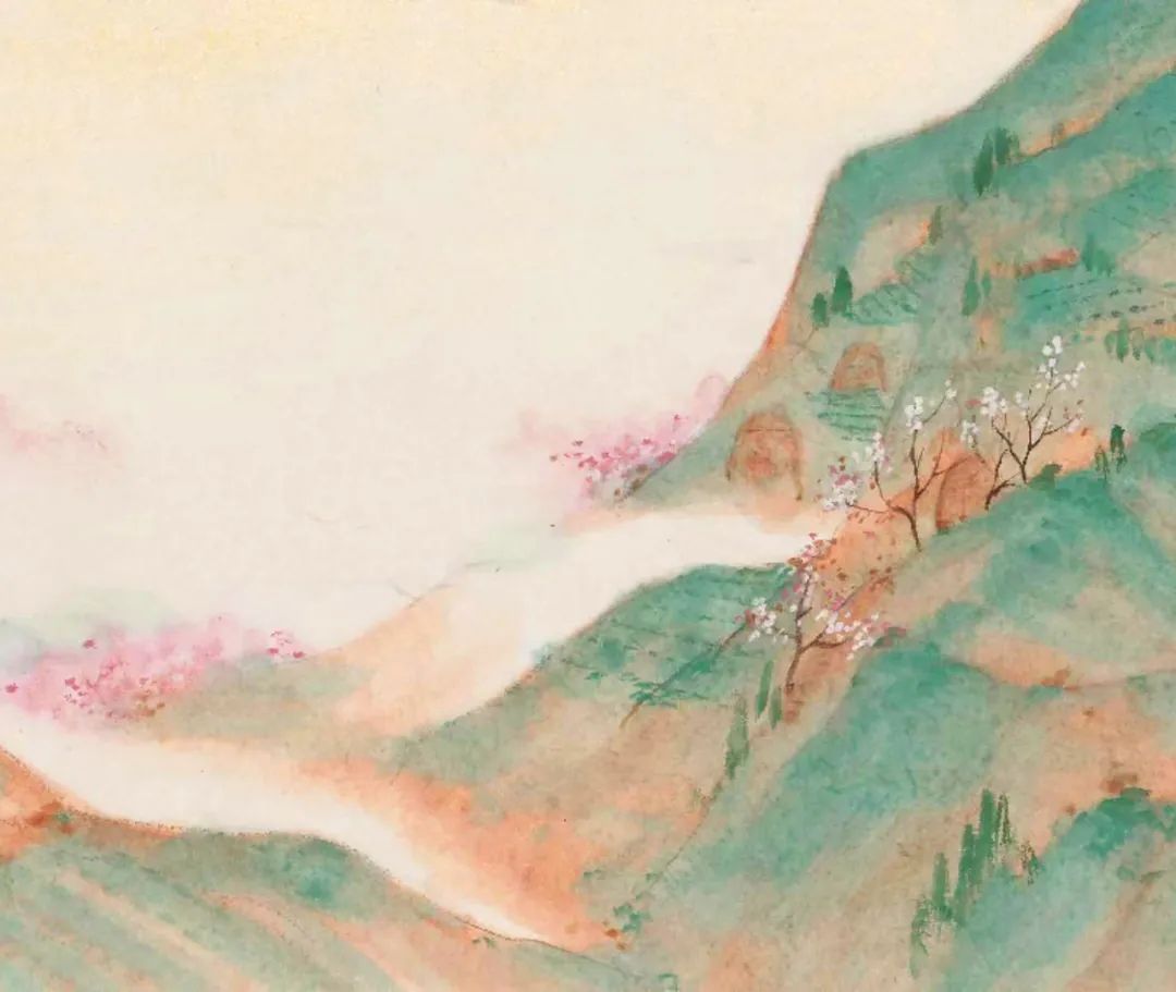 李健强《遍处春色》入展 “景·色——2023当代青绿山水画学术邀请展（手卷展）” 