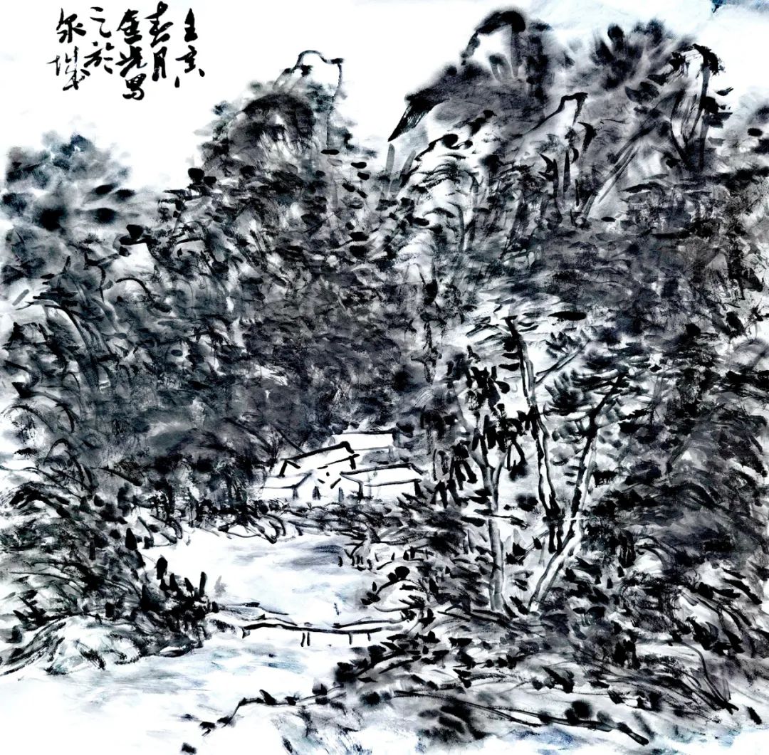 吕金光 | 疾风劲草卷起千堆皓雪，山水狂歌走笔心中龙蛇