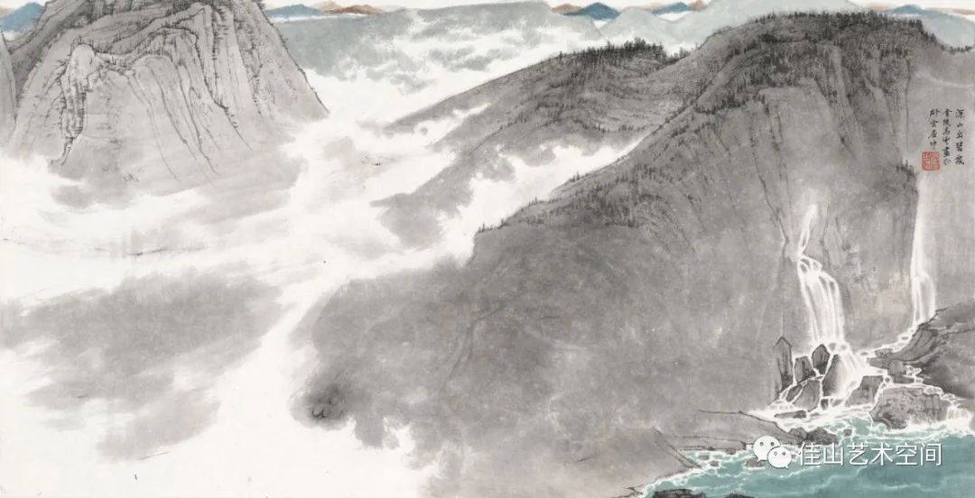 山高水长，著名画家高云应邀参展“佳山佳——中国画山水·油画风景艺术展”