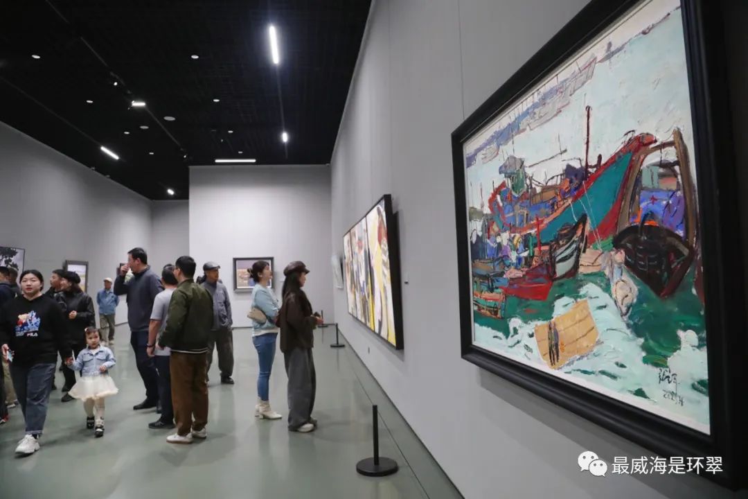 “瑰丽海疆——2023中国写意油画海洋主题学术邀请展”在威海开幕