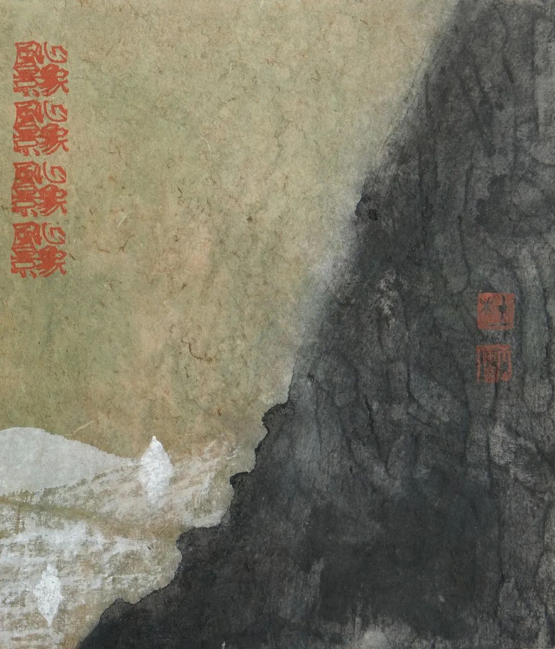 記憶的一二三，著名畫家杜松儒應邀參展“依山傍水——山水圈年度主題系列作品邀請展”