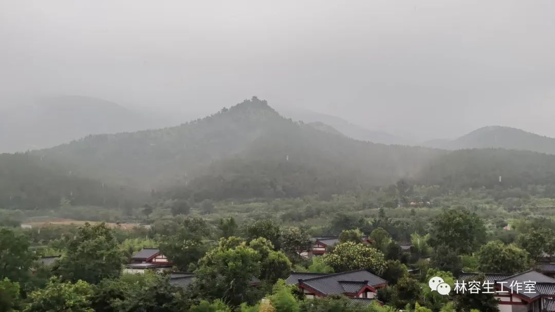 林容生中岳嵩山写生记 | 我们和那巨大的山石在远处相望 