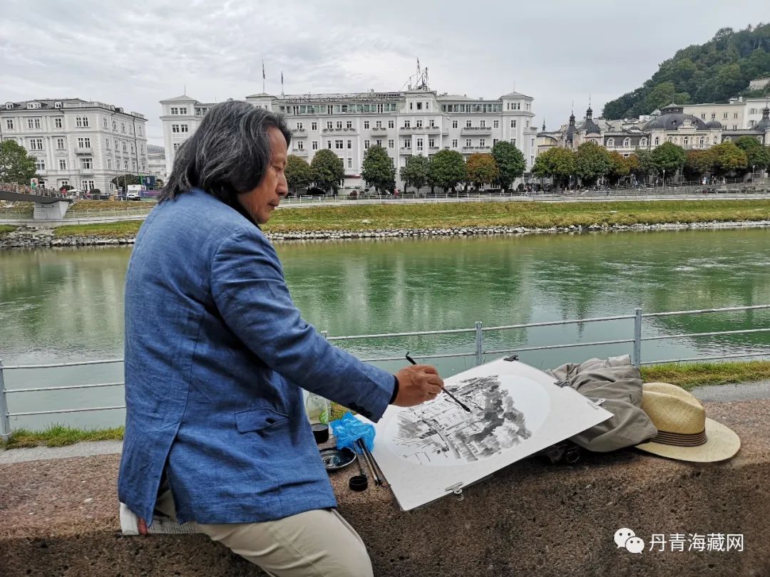 东方意境：旅奥艺术家于峰的抽象水墨之旅