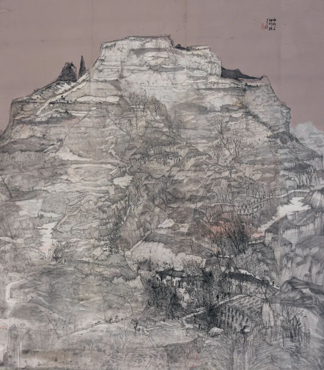 中国山水画的现代表达方式——梁明谈“仰望秋岳·2022中国画山水作品展”