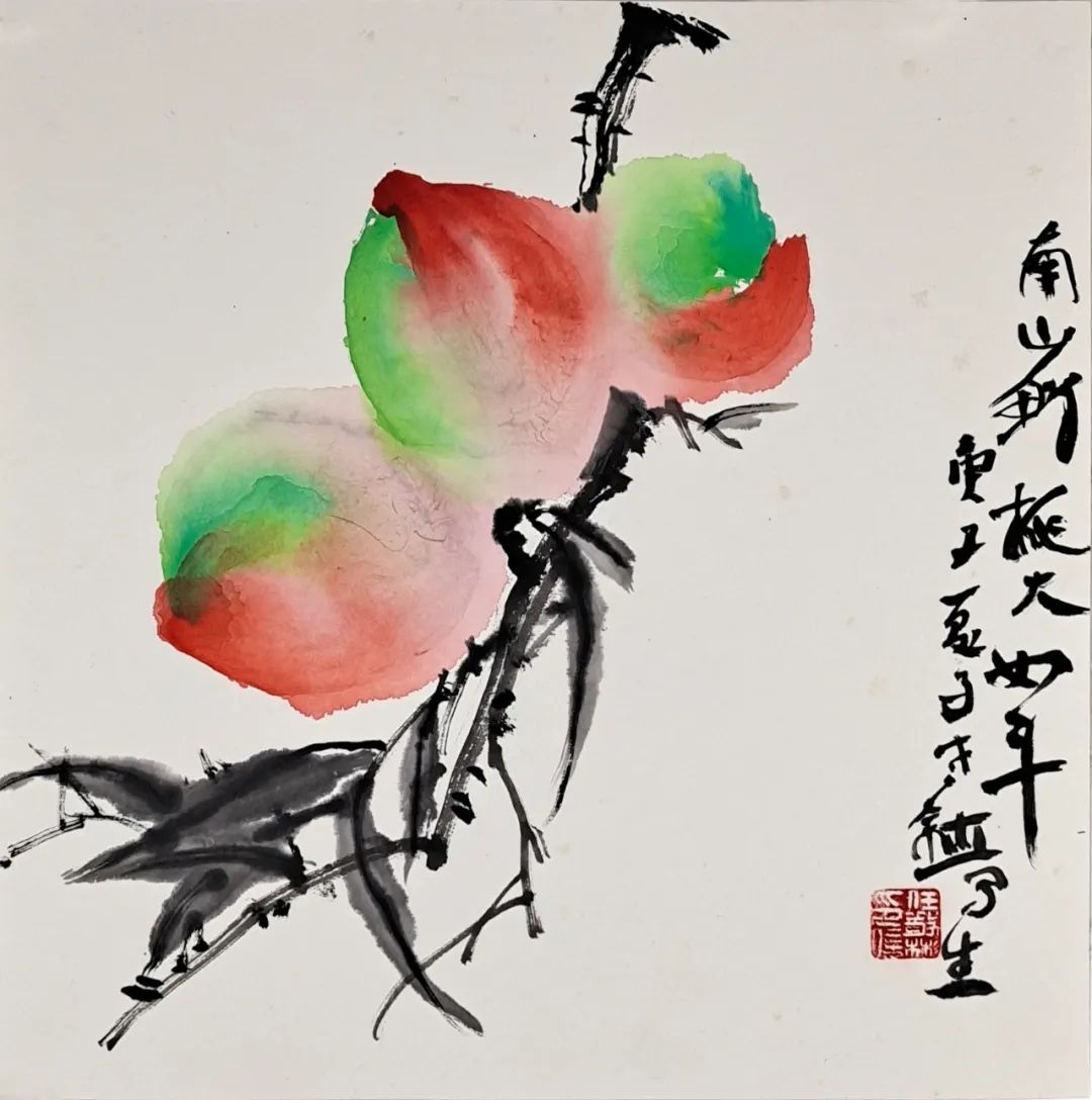 读任敬彬国画小品：南山的活鲜