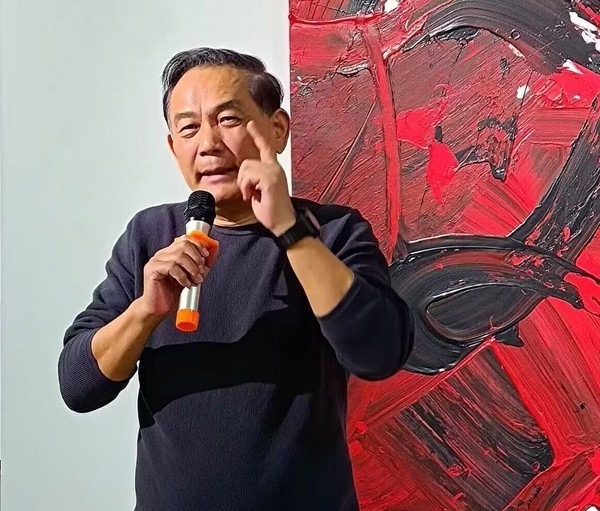  “红与黑——叶勇艺术展”在北京锦都艺术中心开幕