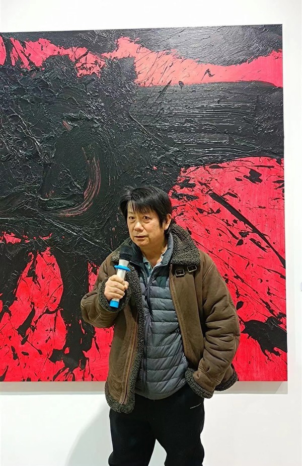  “红与黑——叶勇艺术展”在北京锦都艺术中心开幕