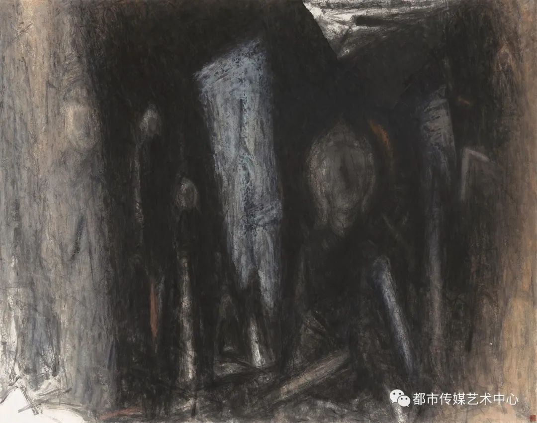 黑色的沉默，著名画家樊杰颖应邀参展“合 · 集——2023当代水墨艺术展”