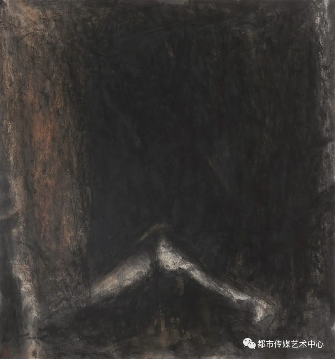 黑色的沉默，著名画家樊杰颖应邀参展“合 · 集——2023当代水墨艺术展”