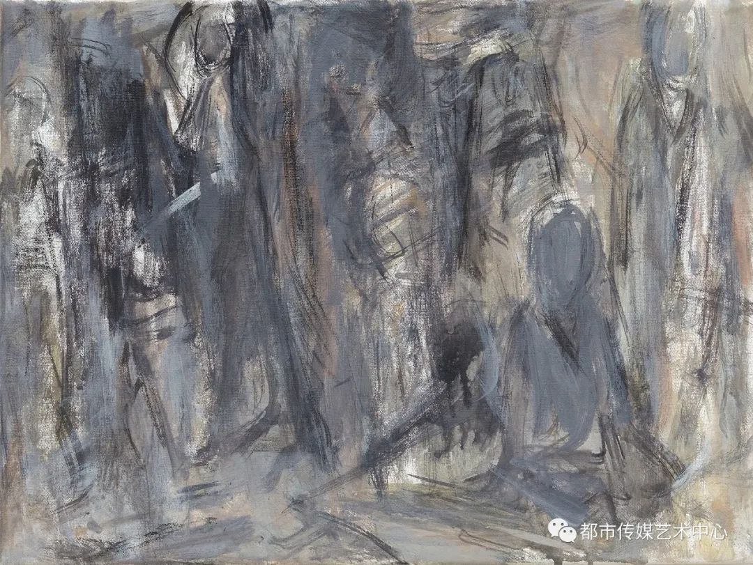 黑色的沉默，著名画家樊杰颖应邀参展“合 · 集——2023当代水墨艺术展”