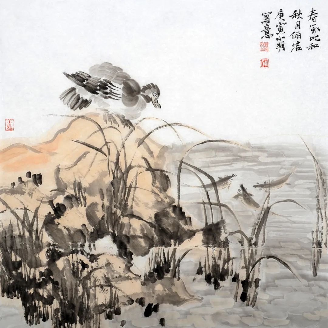 著名画家潘小明应邀参展“书卷气——中国当代书画家作品邀请展第三回”