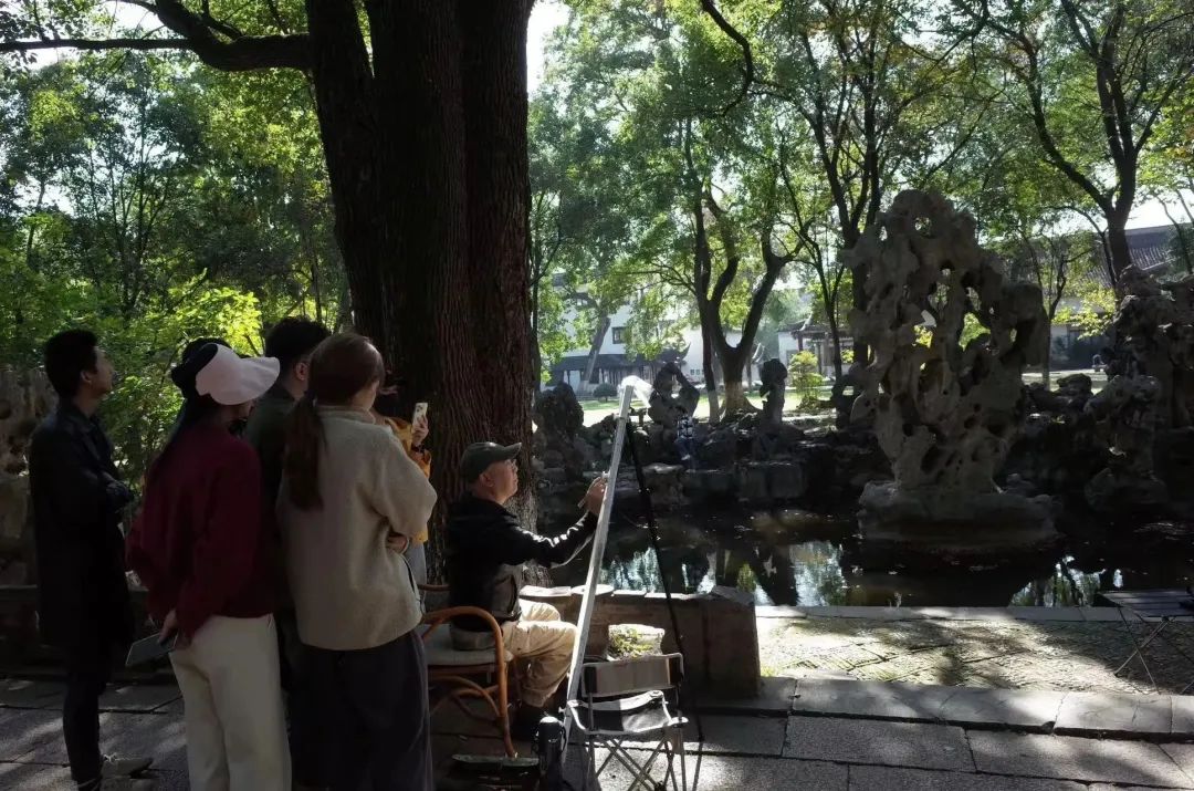 触目横斜千万朵，赏心只有三两枝——中国美院中国画学院张铨师生苏州司徒庙写生之旅