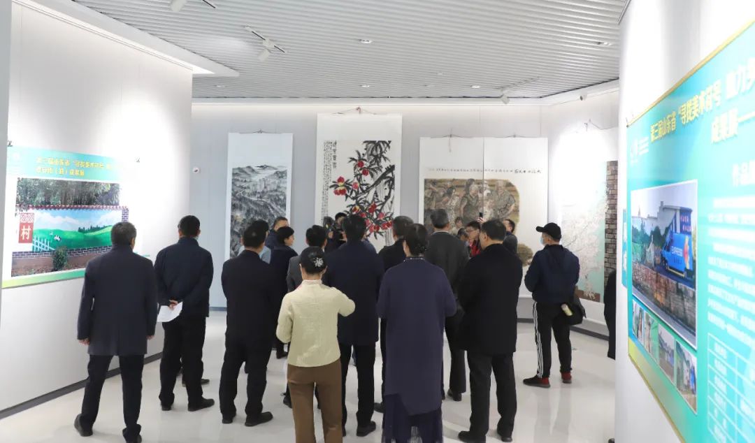 山东省“寻找美术符号 助力乡村振兴”第三届成果展在泰安肥城市开幕