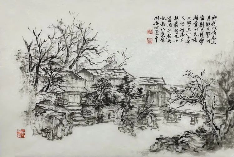 “同而不同——三人行山水画小品展”将于12月28日在德州开展