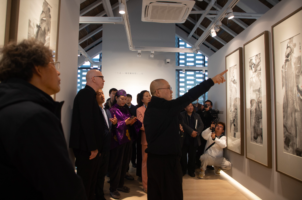 “写生灵——周京新水墨作品展”在江苏盐城九龙口淮念书房隆重开幕