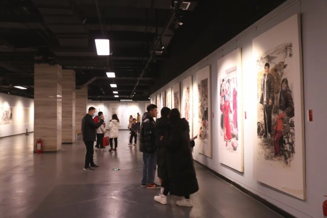 “厚土·长歌——孟庆刚、王兆典 、侯钧中国画作品展”在临沂市美术馆开幕