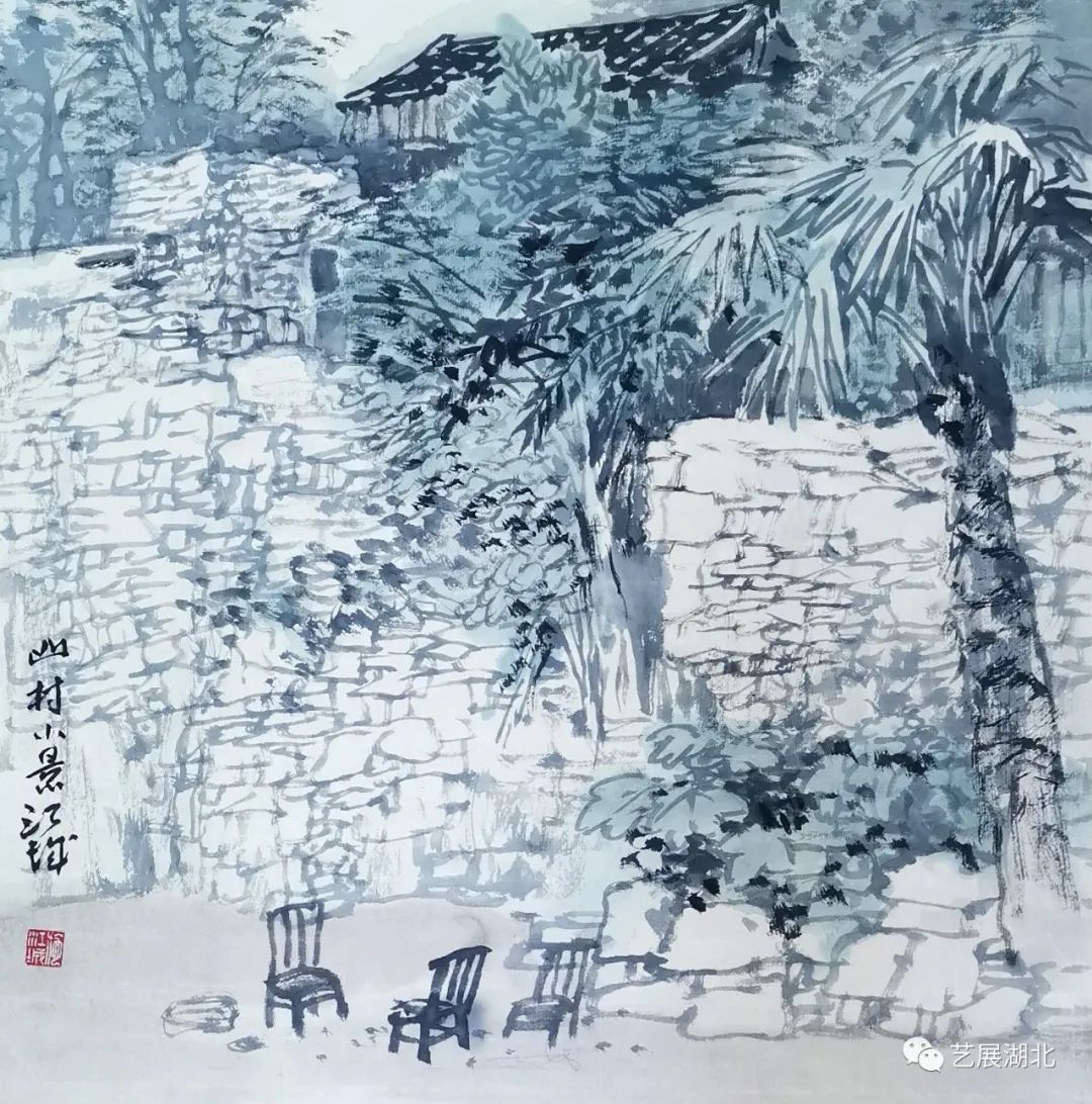 “墨彩凝晖”黄鹤楼·南楼画社系列展览（第九回） | 施江城中国画作品展今日在武汉开展