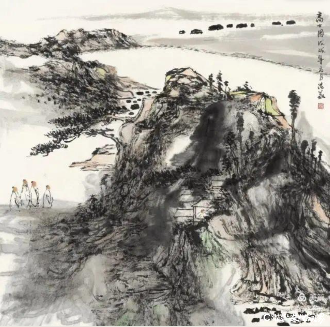 盛洪义书画篆刻展在临沂市美术馆开幕